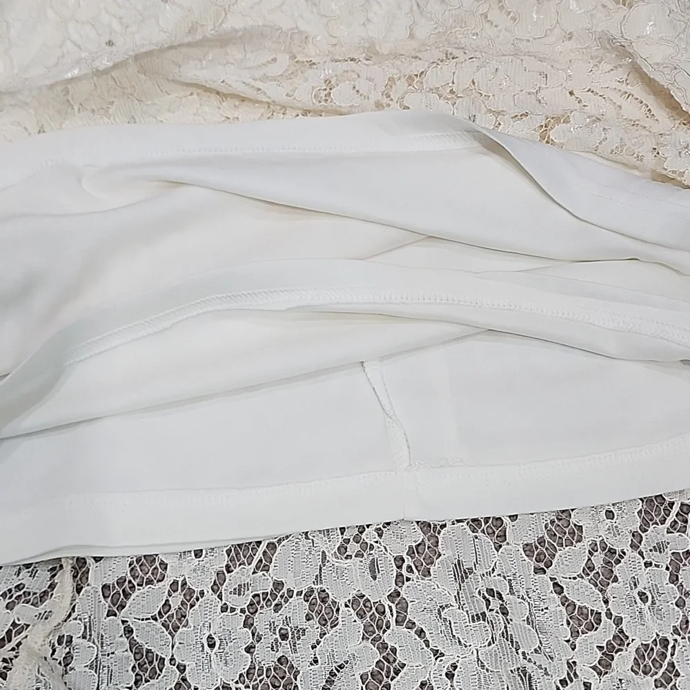 Lulu's Cream Halter Maxi Gown for Brides/ Wedding Guests. XS - Picture 13 of 15